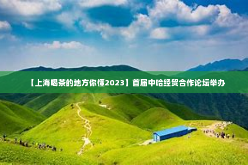 【上海喝茶的地方你懂2023	】首届中哈经贸合作论坛举办